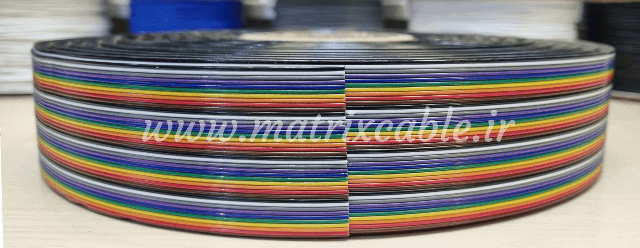 64-1 سیم فلت رنگی 64 رشته