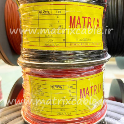 سیم نسوز سیلیکونی 26AWG سوپرفاین