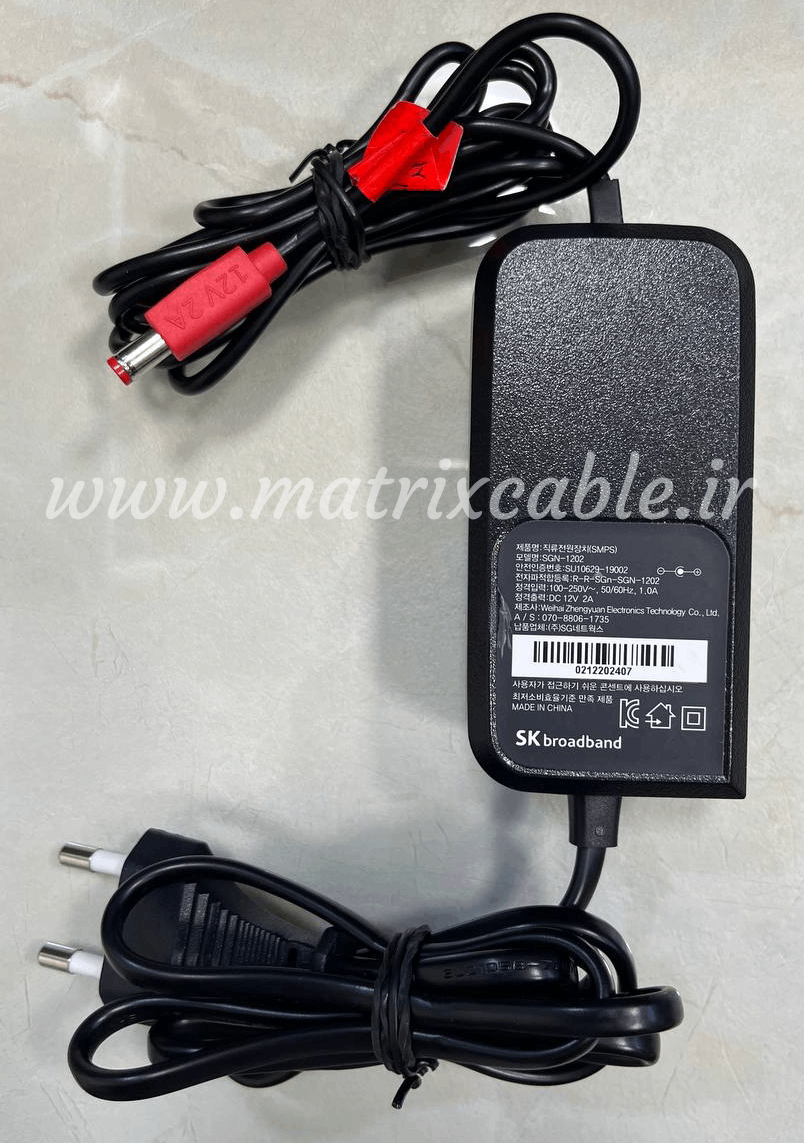 12V-2A آداپتور 12 ولت 2 آمپر