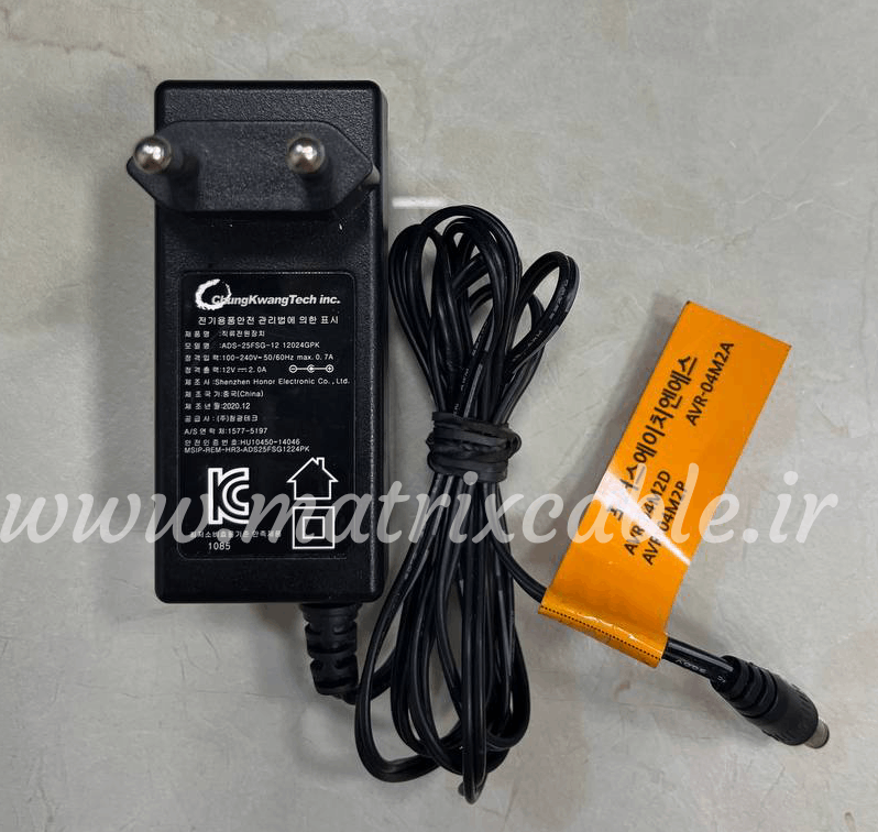 12-2-divari1 آداپتور 12 ولت 2 آمپر وارداتی